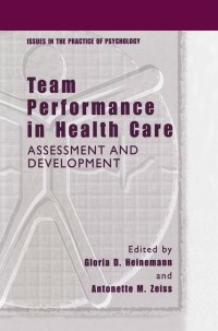 Imagen de portada: Team Performance in Health Care 1st edition 9780306467073