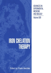 Imagen de portada: Iron Chelation Therapy 1st edition 9780306467851