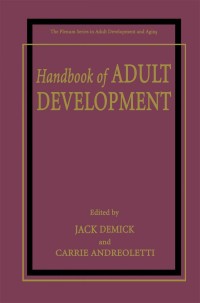 Cover image: Handbook of Adult Development 1st edition 9780306467585