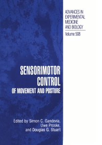 Imagen de portada: Sensorimotor Control of Movement and Posture 1st edition 9781461352068