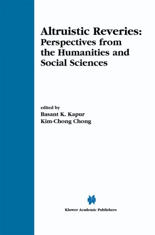 Cover image: Altruistic Reveries 1st edition 9780792374800