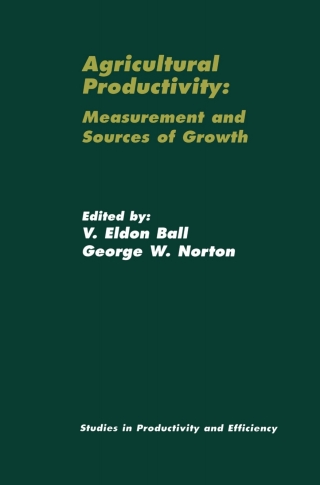 Imagen de portada: Agricultural Productivity 1st edition 9780792376224