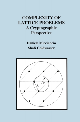 Cover image: Complexity of Lattice Problems 9780792376880