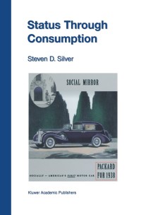 Cover image: Status Through Consumption 9781402070013