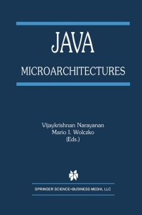 Cover image: Java Microarchitectures 1st edition 9781402070341