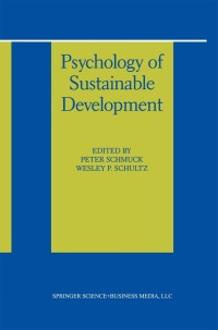 Immagine di copertina: Psychology of Sustainable Development 1st edition 9781402070129