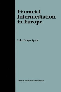 Cover image: Financial Intermediation in Europe 9781402070099