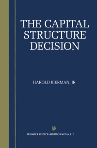 Immagine di copertina: The Capital Structure Decision 9781461353638