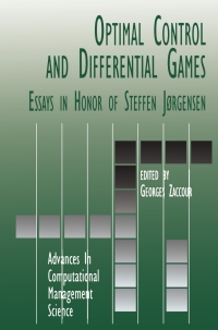 Imagen de portada: Optimal Control and Differential Games 1st edition 9781461353683