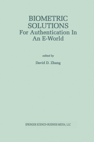 Imagen de portada: Biometric Solutions 1st edition 9781402071423