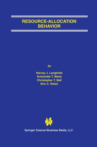 Cover image: Resource-Allocation Behavior 9781461354086