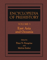 صورة الغلاف: Encyclopedia of Prehistory 1st edition 9780306462573