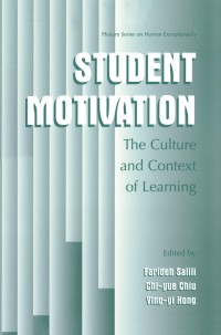 Cover image: Student Motivation 1st edition 9780306465246