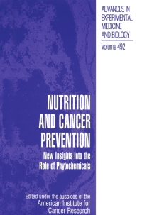 Imagen de portada: Nutrition and Cancer Prevention 1st edition 9780306465451