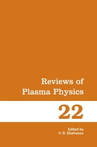 Cover image: Reviews of Plasma Physics 1st edition 9780306110672