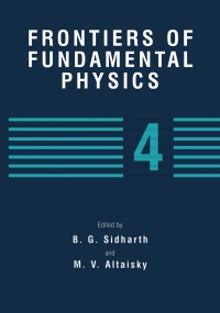 Imagen de portada: Frontiers of Fundamental Physics 4 1st edition 9781461513391
