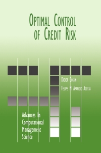 Cover image: Optimal Control of Credit Risk 9780792379386