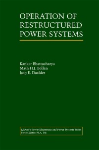 Omslagafbeelding: Operation of Restructured Power Systems 9781461355670