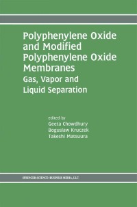 صورة الغلاف: Polyphenylene Oxide and Modified Polyphenylene Oxide Membranes 1st edition 9780792375111