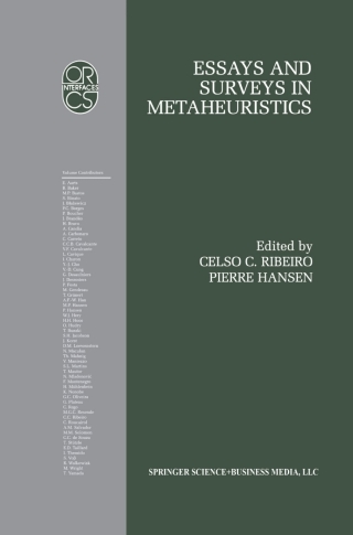 Cover image: Essays and Surveys in Metaheuristics 1st edition 9781461515074