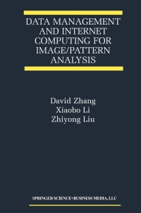 Cover image: Data Management and Internet Computing for Image/Pattern Analysis 9781461355984