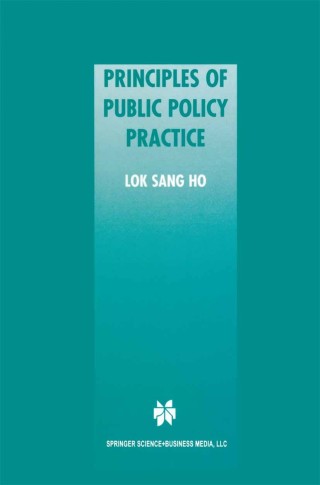 Cover image: Principles of Public Policy Practice 9780792372295