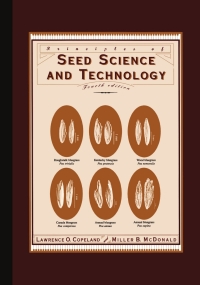 Cover image: Principles of Seed Science and Technology 4th edition 9780792373223