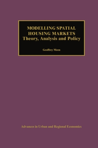 Imagen de portada: Modelling Spatial Housing Markets 9781461356714