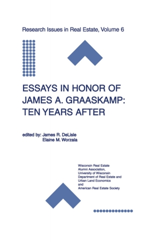 Imagen de portada: Essays in Honor of James A. Graaskamp: Ten Years After 1st edition 9780792377979