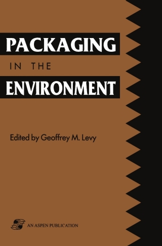 Imagen de portada: Packaging in the Environment 1st edition 9780834213470