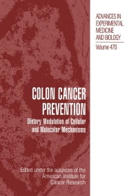 Cover image: Colon Cancer Prevention 1st edition 9780306462078