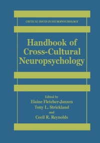 Cover image: Handbook of Cross-Cultural Neuropsychology 9781461368946