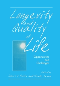 Imagen de portada: Longevity and Quality of Life 1st edition 9781461542490