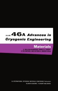 Cover image: Advances in Cryogenic Engineering Materials 1st edition 9781461542933
