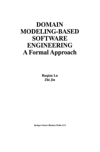 Imagen de portada: Domain Modeling-Based Software Engineering 9780792378891