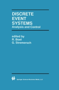 صورة الغلاف: Discrete Event Systems 1st edition 9780792378976