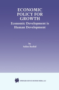 Imagen de portada: Economic Policy for Growth 9780792378464