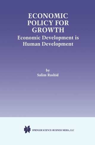 Cover image: Economic Policy for Growth 9780792378464