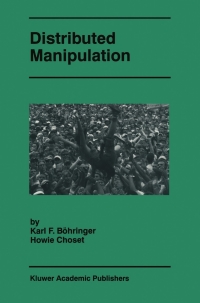 صورة الغلاف: Distributed Manipulation 1st edition 9780792377283