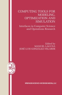 Cover image: Computing Tools for Modeling, Optimization and Simulation 1st edition 9780792377184