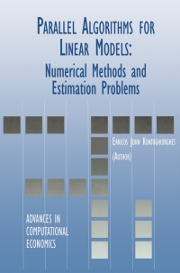 Omslagafbeelding: Parallel Algorithms for Linear Models 9780792377207