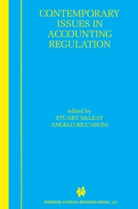 表紙画像: Contemporary Issues in Accounting Regulation 1st edition 9781461370734