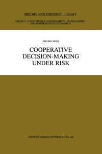 Titelbild: Cooperative Decision-Making Under Risk 9780792386605