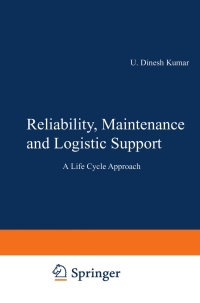 Cover image: Reliability, Maintenance and Logistic Support 9780412842405