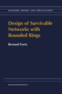 Titelbild: Design of Survivable Networks with Bounded Rings 9781461371137