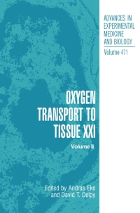 Cover image: Oxygen Transport to Tissue XXI 1st edition 9780306462818