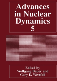 Imagen de portada: Advances in Nuclear Dynamics 5 1st edition 9780306462801