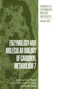 Omslagafbeelding: Enzymology and Molecular Biology of Carbonyl Metabolism 7 1st edition 9780306461132