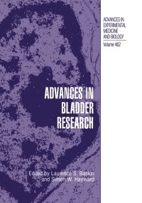 Titelbild: Advances in Bladder Research 1st edition 9780306461125
