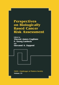 Imagen de portada: Perspectives on Biologically Based Cancer Risk Assessment 1st edition 9780306461088